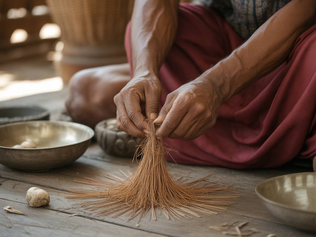 Rituels et croyances autour du tissage sacré en Asie du Sud-Est