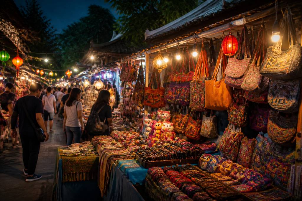 Le marché de nuit en Asie du Sud-Est : quand culture, artisanat et shopping local se rencontrent
